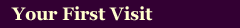 Your First Visit